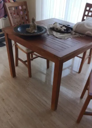 Mesa de terraza de teka