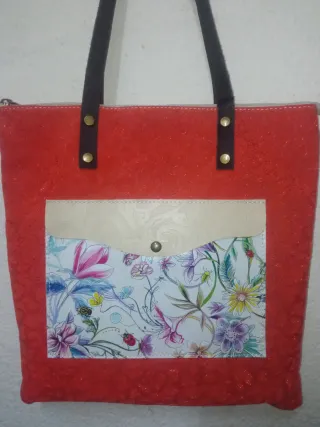 Bolso Piel Cuero Lookat