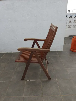 Sillas de jardín de madera plegables