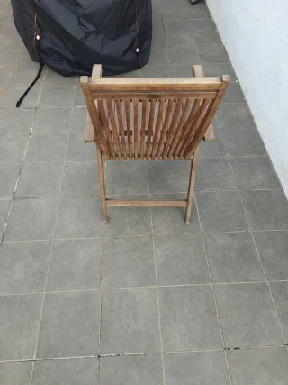 Sillas de jardín de madera plegables