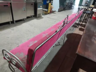 Sofá bancada de hierro forjado estilo árabe