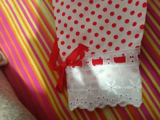 Traje de Chulapa Rojo y Blanco