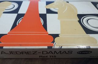 Juego Ajedrez Damas Geyper Años 60