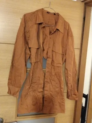 Espectacular vestido camisa Zara