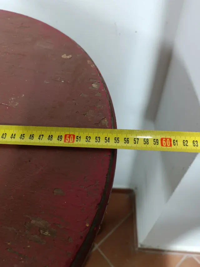 Mesa Pub Hierro Fundido y Madera