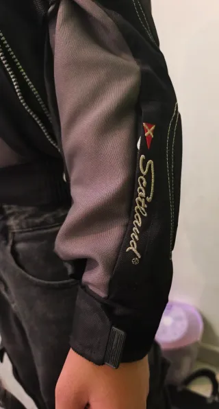 Giacca moto Scotland per bambini con protezioni