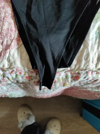 Body manga larga mujer negro