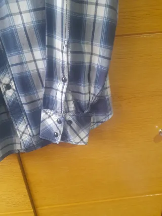 Camisa G-Star RAW cuadros azul y blanco