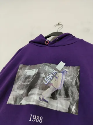 Felpa viola Michael Jackson taglia S