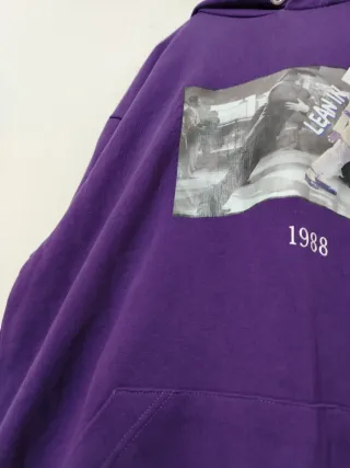 Felpa viola Michael Jackson taglia S