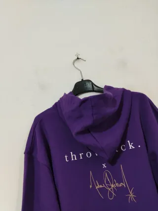 Felpa viola Michael Jackson taglia S