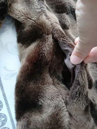 Chaqueta pelo marrón