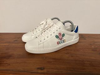 Sneakers Gucci Ace Tennis Multicolor Bianco