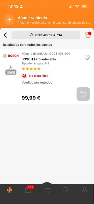 Faros Antiniebla Bosch Amarillos Kit