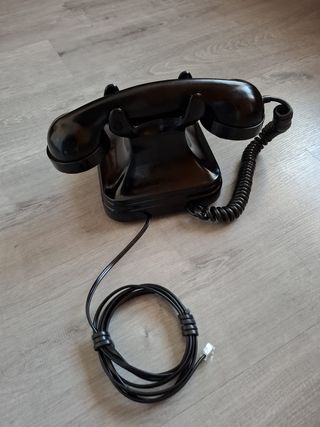 Teléfono Antiguo Baquelita Negro