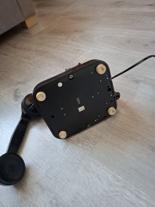 Teléfono Antiguo Baquelita Negro