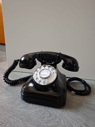 Teléfono Antiguo Baquelita Negro