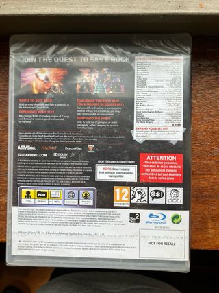 Guitar Hero Warriors of Rock PS3