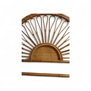 Cabecero Ratan Sol y Mesita Noche Boho