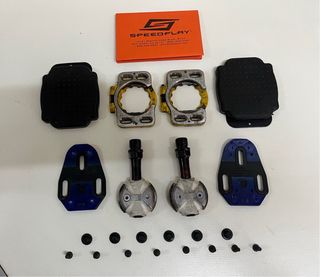 Pedales SPEEDPLAY Zero Chrome-Moli, Incluyen calas