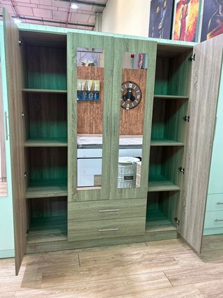 OFERTA LIMITADA - Armario 4 Puertas y 2 Espejos