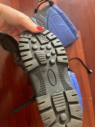 Botas de nieve/descansos unisex talla 35