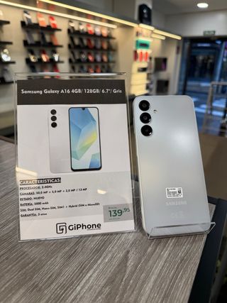 Samsung Galaxy A16 128GB Gris | NUEVO