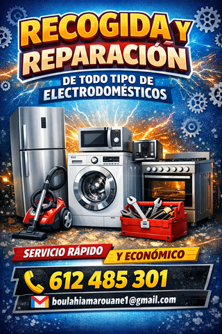 reparación y recocida de electrodomésticos