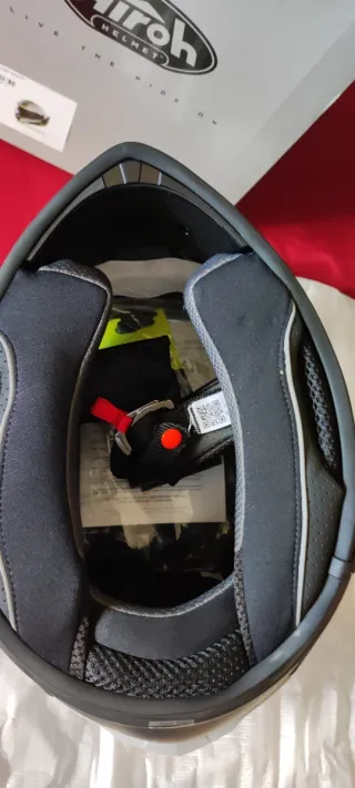 Casco Airoh ST 501 Nero Giallo Grigio S