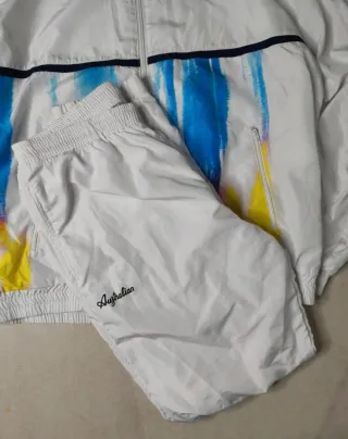 Tuta Australian Completa Multicolor Bianca