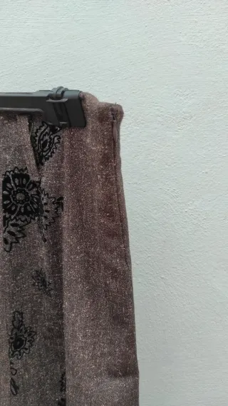 Falda marrón chocolate