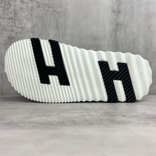 Sandalias Hermes Piel Cocodrilo Negras Blancas