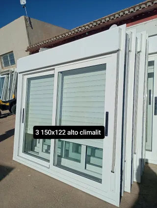 Ventana aluminio 110x126 Climalit