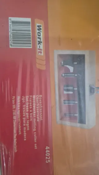 Juego de fresas para madera Work-it 44025