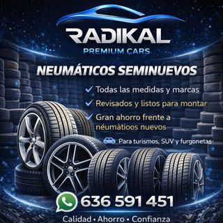 NEUMÁTICOS SEMINUEVOS EN EXCELENTE ESTADO
