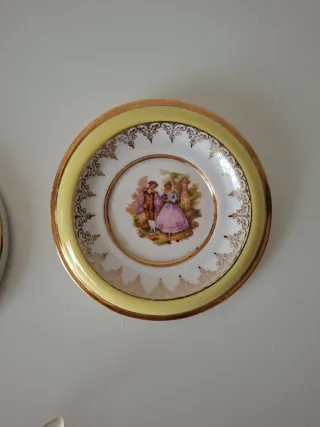 2 Platos Decorativos Limoges