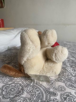 Peluche perro corazón