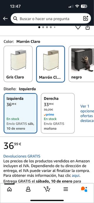 Rascador para sofá de gato