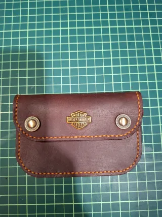 Cartera motera Cuero Marrón