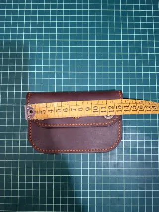 Cartera motera Cuero Marrón