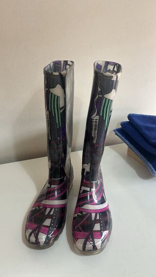 Botas de agua mujer multicolor