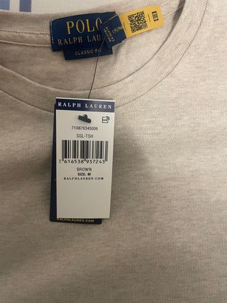 Camiseta Polo Ralph Lauren Beige Talla M