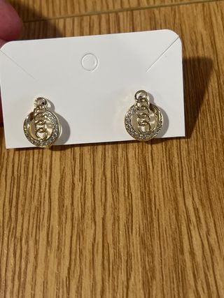 Pendientes laminados 14k