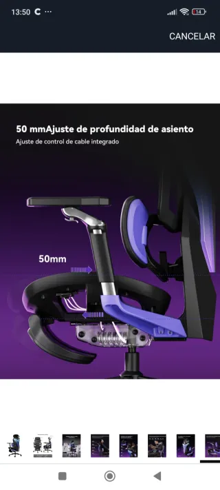 Silla Gaming AutoFull G7 laser Ergonómica NUEVA