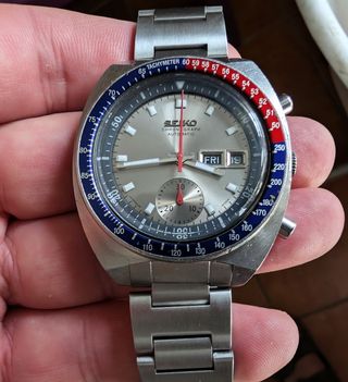 Seiko 6139-6002 Pogue silver de 1977