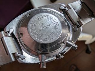 Seiko 6139-6002 Pogue silver de 1977