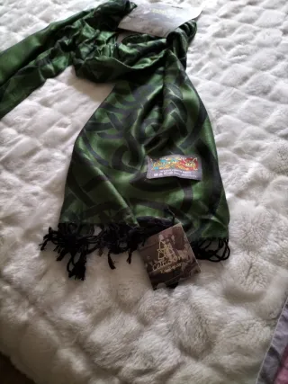 Fular Celta Irlandés Verde y Negro