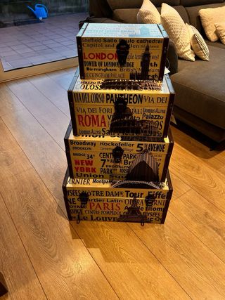 Baúl Decorativo Estilo Vintage