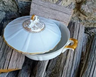 Zuppiera porcellana Arzberg Bavaria Art Deco '40