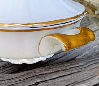 Zuppiera porcellana Arzberg Bavaria Art Deco '40